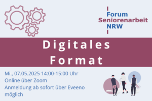 Digitales Format zum Thema Bürgerbeteiligung und Teilhabe im Alter