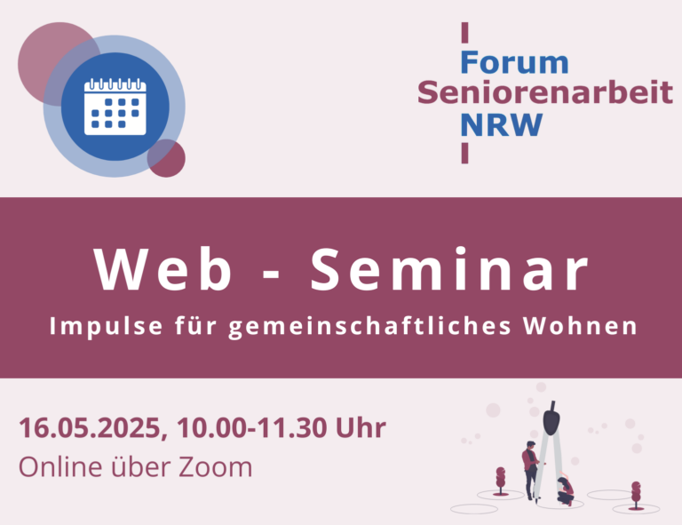 Zusammen leben, besser wohnen – Impulse für gemeinschaftliches Wohnen: Einladung zum Web-Seminar