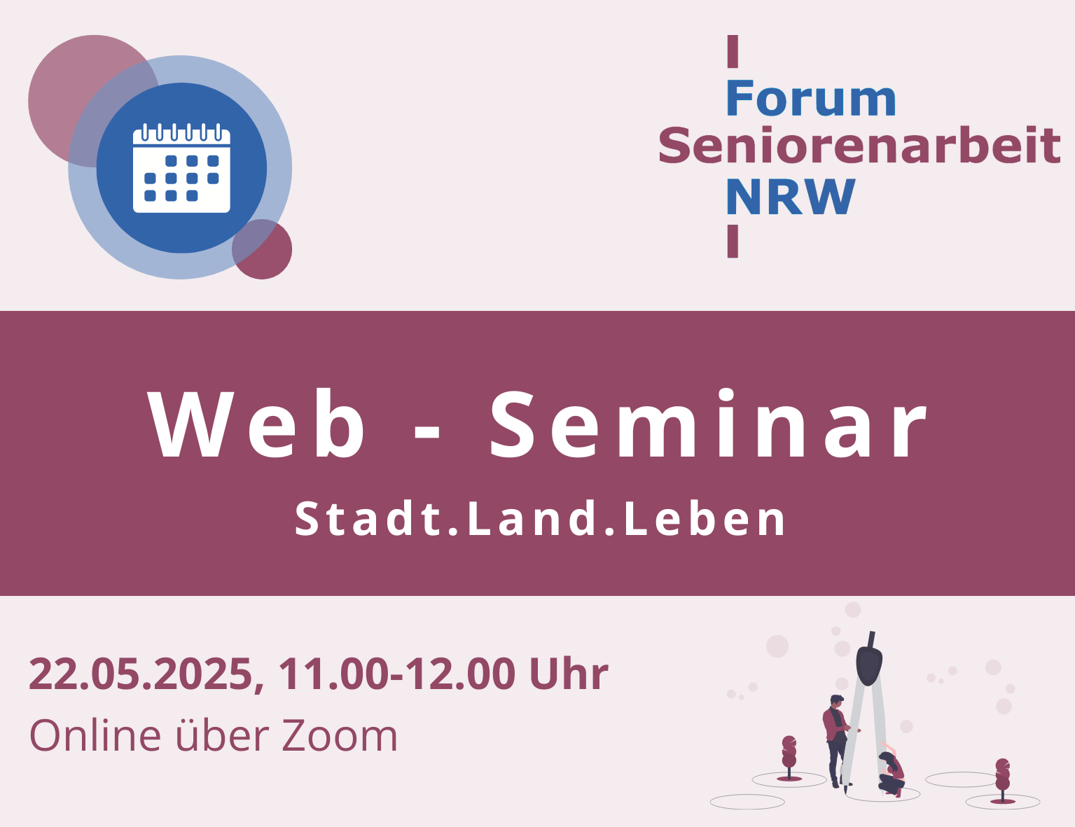Web-Seminar Stadt.Land.Leben – Zufrieden wohnen im Alter - Forum Seniorenarbeit NRW