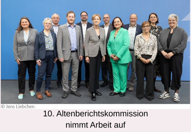 Zehnte Altersberichtskommission nimmt Arbeit auf