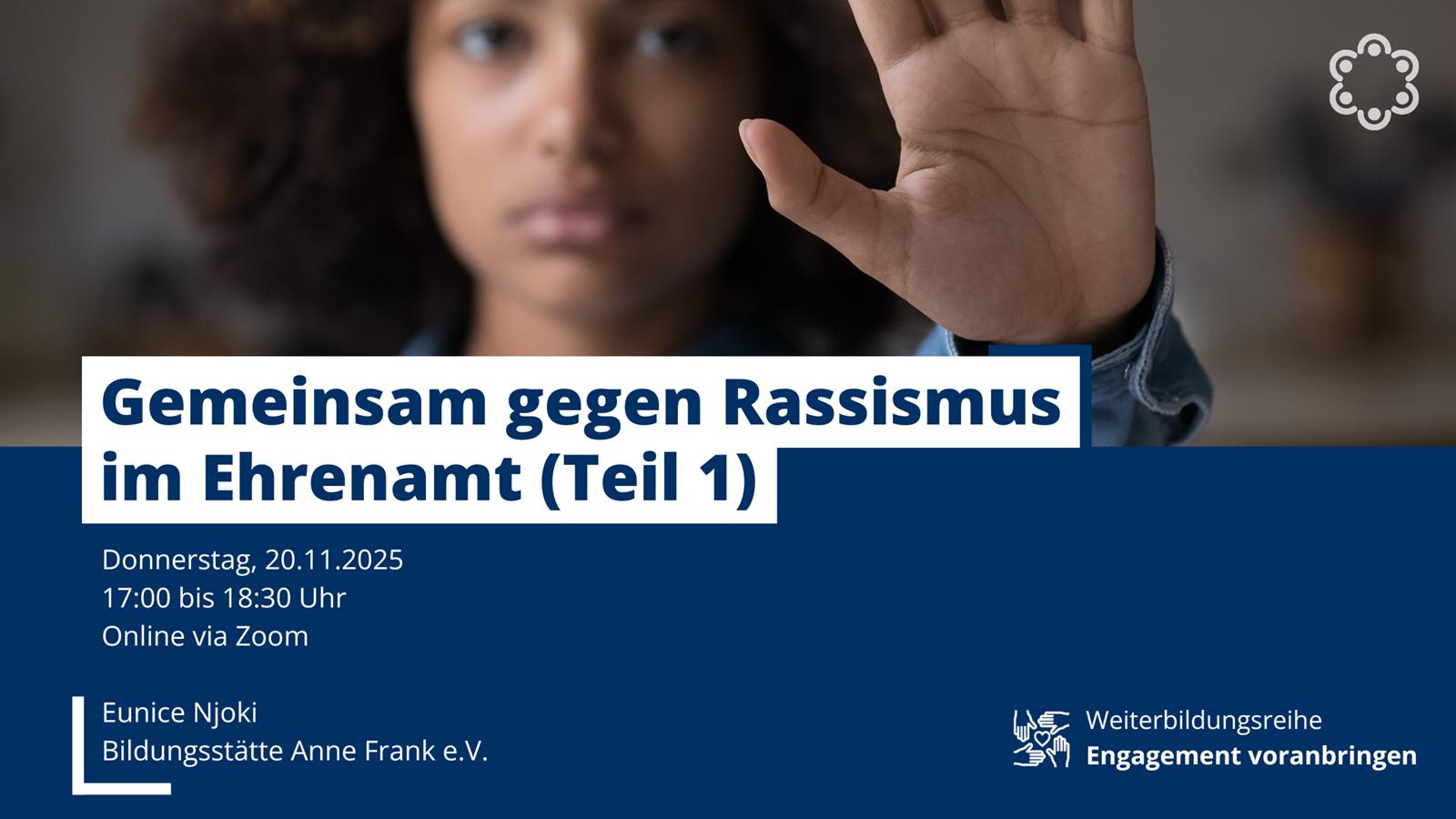 Boxenstopp fürs Ehrenamt: Gemeinsam gegen Rassismus im Ehrenamt (Teil1)