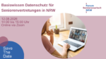 Webseminar: Basiswissen Datenschutz für Seniorenvertretungen in NRW
