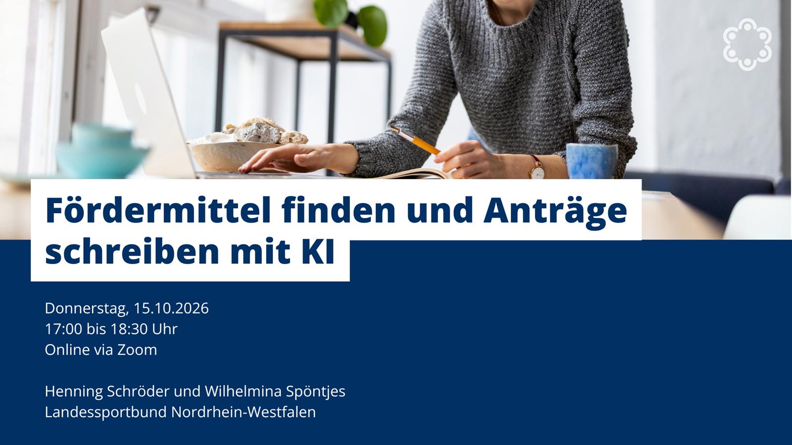 „Fördermittel finden und Anträge schreiben mit KI“